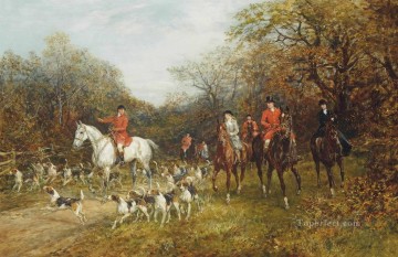 古典的 Painting - ヘイウッド・ハーディの極秘狩猟に参加